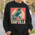 ラップトラップ 音楽 面白い ラッパー 映画好き スウェットシャツ 彼への贈り物