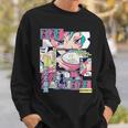 ラーメン屋日本のアニメ・マンガ・コミックパネルaporwave スウェットシャツ 彼への贈り物