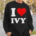 レッドハート アイビーが大好き スウェットシャツ 彼への贈り物