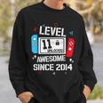 レベル 11 アンロック 素晴らしい 2014 11歳の誕生日 男の子 ビデオゲーム スウェットシャツ 彼への贈り物
