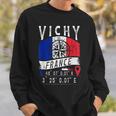 ヴィシー フランス 国旗 Gps座標 スウェットシャツ 彼への贈り物