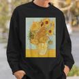 ヴィンセント・ヴァン・ゴッホのひまわり スウェットシャツ 彼への贈り物