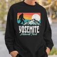 ヴィンテージ ヨセミテ国立公園 ビッグフット 山脈 グラフィック スウェットシャツ 彼への贈り物