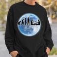 人類の進化 将棋 囲碁 おもしろ グッズ 服 面白いtシャツ 面白い ネタ メンズ スウェットシャツ 彼への贈り物