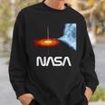 公式ライセンス。 Nasaシグナスブラックホールスペースギフト スウェットシャツ 彼への贈り物
