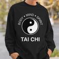太極拳の心と体の健康のための陰陽師 スウェットシャツ 彼への贈り物