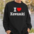 川崎市 I Heart Kawasaki I Love Kawasaki スウェットシャツ 彼への贈り物