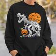 恐竜 T-Rex スケルトン 古代 科医 恐竜 怖い ハロウィン スウェットシャツ 彼への贈り物