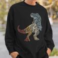 恐竜 レトロスタイル ビンテージ スウェットシャツ 彼への贈り物