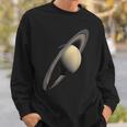 惑星 土星 太陽系 惑星 天文学 科学 スウェットシャツ 彼への贈り物