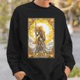 戦士の女神アテナ ギリシャ神話 タロットカード スウェットシャツ 彼への贈り物