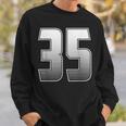 数字 35 サーティファイブ スウェットシャツ 彼への贈り物