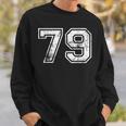 数字 79 ヴィンテージ 1979 誕生日 ヴィンテージ風 スウェットシャツ 彼への贈り物