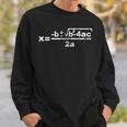 数学クラスの二次方程式 Quadratic Formula For Math Class スウェットシャツ 彼への贈り物