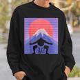 日本の相撲力士は、日本のマワシで 富士山の美学 スウェットシャツ 彼への贈り物