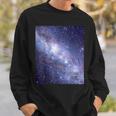 星空・宇宙・銀河《フルビッグプリント》【天体観測シリーズ】おしゃれ かっこいい デザイン スウェットシャツ 彼への贈り物