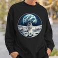月面着陸 地球 グラフィック スウェットシャツ 彼への贈り物
