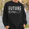 未来看護師 看護学校 大学院生 スウェットシャツ 彼への贈り物