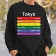 東京プライド レインボーフラッグ カラー メトロ鉄道 Lgbtq スウェットシャツ 彼への贈り物