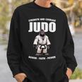 柔道ゴリラ かわいい日本の柔道家 スウェットシャツ 彼への贈り物