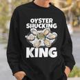 牡蠣を喰わせる王の牡蠣 スウェットシャツ 彼への贈り物