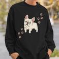 犬のプリントとフレンチブルドッグのグラフィック フレンチブルドッグ スウェットシャツ 彼への贈り物