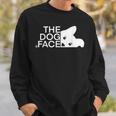 犬の顔のデザイン The Dog Face スウェットシャツ 彼への贈り物