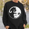 猫の陰陽相互接続 スウェットシャツ 彼への贈り物