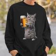 猫ビール スウェットシャツ 彼への贈り物