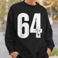 番号 64 スウェットシャツ 彼への贈り物