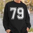 番号 79インチ ホワイト スウェットシャツ 彼への贈り物