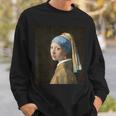 真珠の耳飾りの少女／フェルメール【世界の名画】（高精細画像）Vermeer 美術館アート 油絵 スウェットシャツ 彼への贈り物