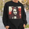 真面目な女王 野生の髪と尖った王冠 スウェットシャツ 彼への贈り物