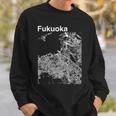 福岡ジャパン クラシック シティ マップ グラフィック スウェットシャツ 彼への贈り物