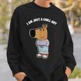 私の新しいキャラクターはチル・ガイ・ファニー・アイ・アム・ア・チル・ガイ スウェットシャツ 彼への贈り物