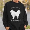 私の親友はサモエドです スウェットシャツ 彼への贈り物
