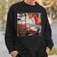 窓を通るパリ マルク・シャガール スウェットシャツ 彼への贈り物
