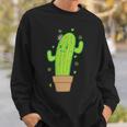 素敵なムードのサボテン スウェットシャツ 彼への贈り物