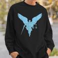 聖ミカエル正義の大天使戦士。キリスト教の信仰 スウェットシャツ 彼への贈り物