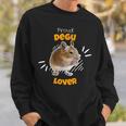 自慢のデグー好き スウェットシャツ 彼への贈り物