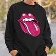 舌を広げた唇 スウェットシャツ 彼への贈り物