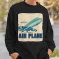 航空機愛好家のためのクールな旅客機飛行機コスチューム。 スウェットシャツ 彼への贈り物