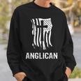 英国国教会 英国国教会 アメリカ国旗 英国国教会パトリオットデザイン スウェットシャツ 彼への贈り物