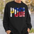 陽気なポギ タガログ語 ピノイ ステートメント フィリピン国旗 スウェットシャツ 彼への贈り物