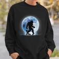 面白いtシャツ 釣りバカ 青い月と釣り人 メンズ おもしろ 面白い 服 オリジナル 海釣り 川釣り ビッグフット ネタ スウェットシャツ 彼への贈り物