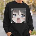 面白いカワイイガール 日本アニメ オタク スウェットシャツ 彼への贈り物