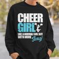 面白いチアリーダーシャツ かわいいチアリーディングガールギフト スウェットシャツ 彼への贈り物