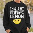 面白いレモンデザイン レモネード フルーツ愛好家 メンズ レディース キッズ スウェットシャツ 彼への贈り物