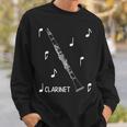 音符クラリネット スウェットシャツ 彼への贈り物