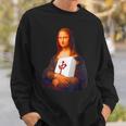 麻雀 牌 面白いtシャツ おもしろ モナリザ グッズ 服 面白い ネタ メンズ 中 スウェットシャツ 彼への贈り物
